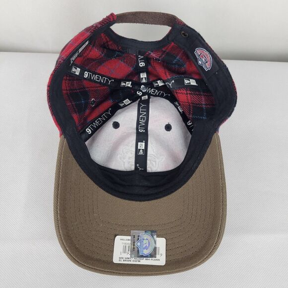 Hillsboro Hops Tartan Plaid MiLB New Era 9fifty Leather Strap Adjustable Hat - Picture 10 of 14